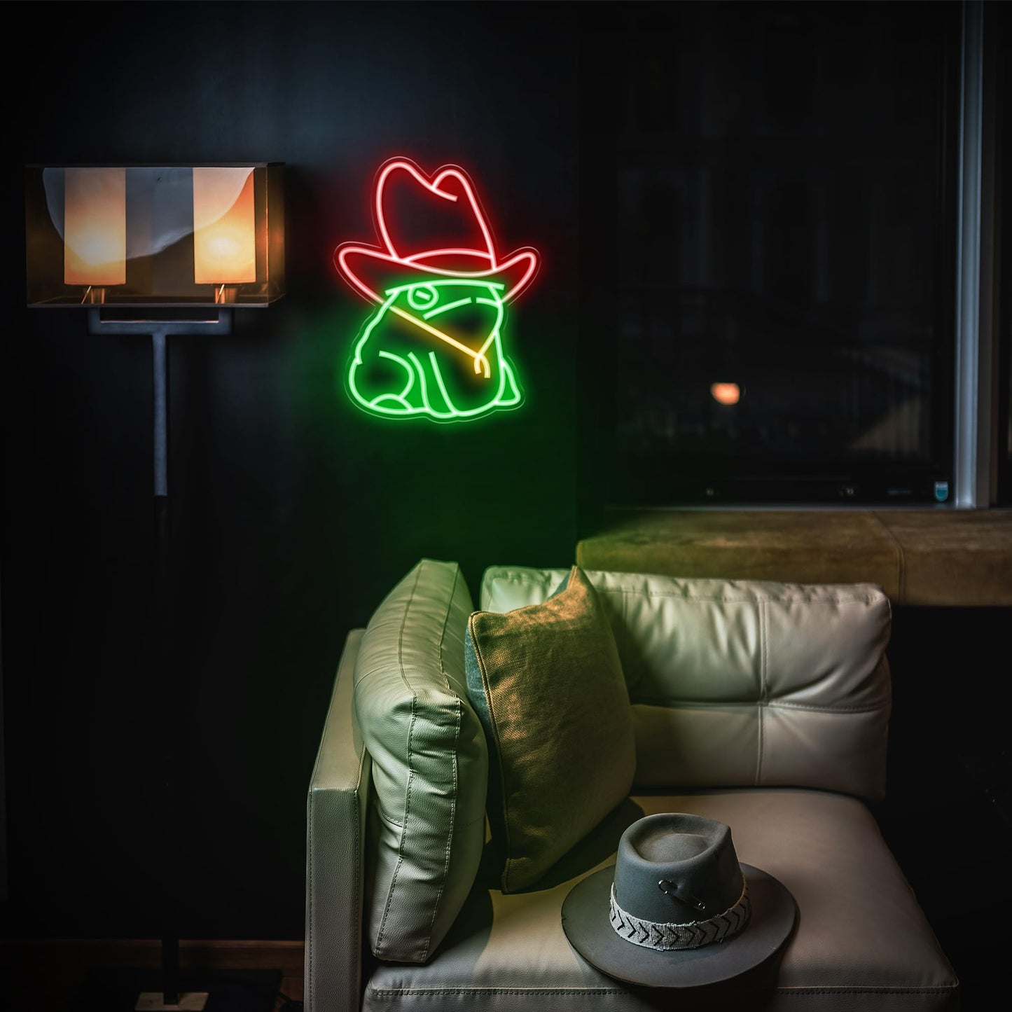Kavaas Cowboy Boot Neon Sign, Neon Cowboy Hat Sign for Wall Decor | Western Neon Sign for Bedroom, Bar, Office, Man Cave - Best Gifts for Rodeo Enthusiast, Birthday, Christmas
