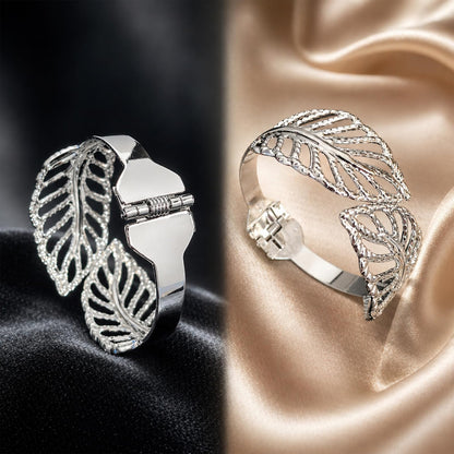 Curtain Tiebacks 2 Pack Curtain Ties Elegant Leaf Curtain Tie Backs Premium Alloy Spring Curtain Clips No Drilling Curtain Ties for Modern French Luxury Nordic Minimalist Home Decor Curtain Holdbacks