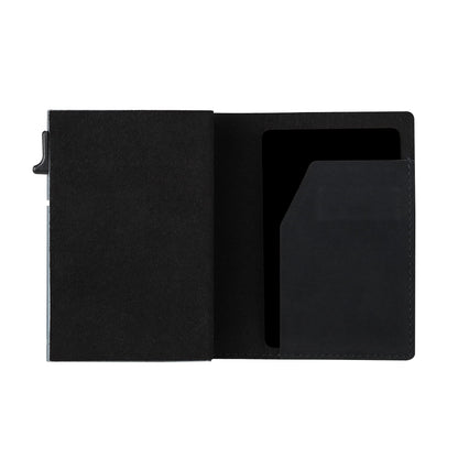Conceal Plus Card Blocr Pop Up Wallet for Men - Slim Metal RFID Blocking Card Holder (4-6 Cards Ejector) - Minimalist Smart Front Pocket Wallet with Internal Cash + ID Storage