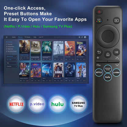 Voice Remote Control Replacement for Hisense Smart Google TV，Compatible with Hisense QLED UHD Mini-LED ULED Google TVs