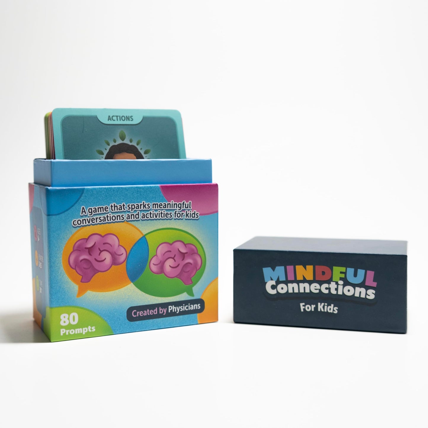 Mindful Connections for Kids – 80 Fun Conversation and Activity Cards to Build Emotional Intelligence and Social Skills, Created by Doctors, Ideal for Families, Therapists, and Classrooms, Ages 5+