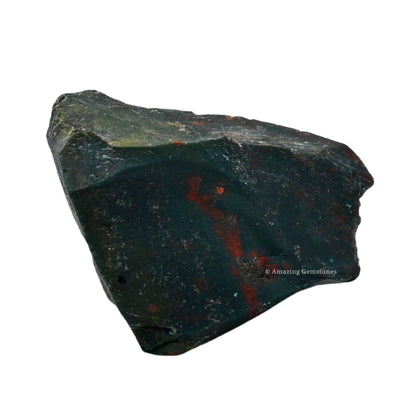 Amazing Gemstone Bloodstone Raw Crystals and Healing Stones, Natural Rocks for Tumbling and DIY Raw Stones and Crystals (1 LB)