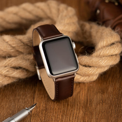 CORROPELLE Leather Watch Bands Compatible with Apple Watch 42mm 41mm 40mm 38mm for Men Women, Top Grain Genuine Leather Straps Replacement Band for iWatch Series 11 10 9 8 7 6 5 4 3 2 1 SE3 SE2 SE
