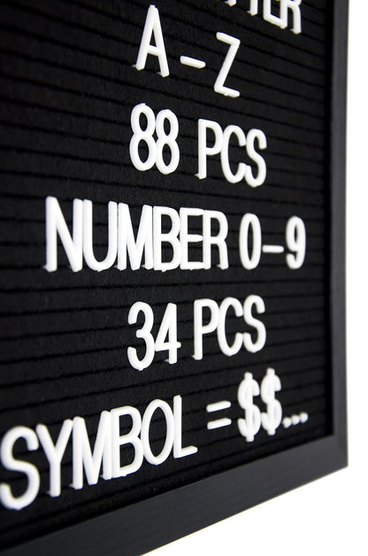 G GAMIT Felt Letter Board Letters Set, 306pcs 1inch Wider Letters Only（No Board）