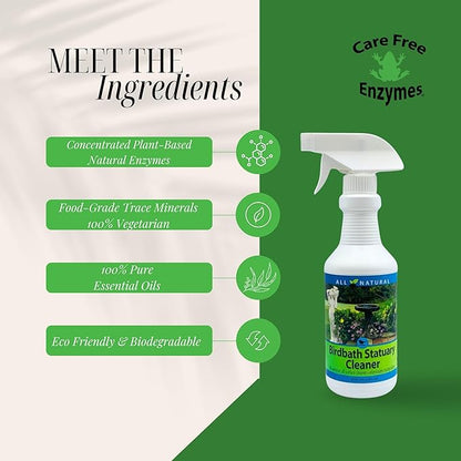 CareFree 98510 Birdbath and Statuary Cleaner, 16-Ounce