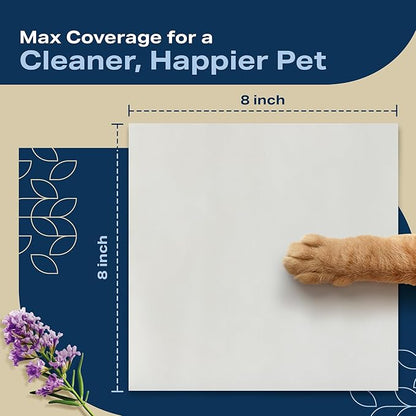 REFRESHIFY Dog Wipes for Paws and Butt - Plant Based Lavender Scented (Pack of 400) - Pet Wipes for Dogs and Cats - Deodorizing Non Toxic Dog Wipes, +12 Additional Travel Wipes