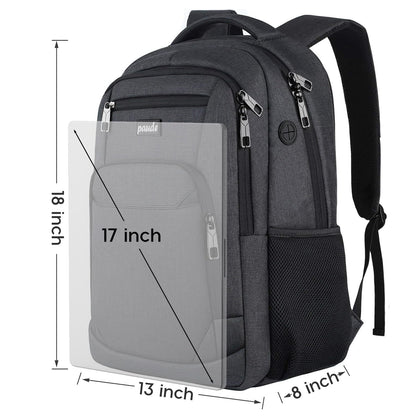 Paude Backpack for Men and Women,School Backpack for Teens,15.6 inch Laptop Backpack with USB Charging port for Business College Travel