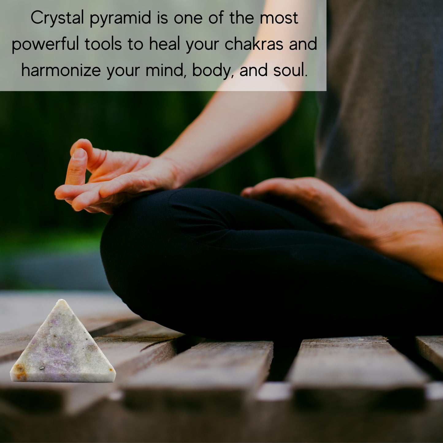 Amazing Gemstone Hackmanite Pyramid Crystal Healing Stones - 1" Great Pyramid Figurine of Natural Stone Pyramid for Meditation, Reiki, Chakra Balancing and Crystal Pyramids Grid