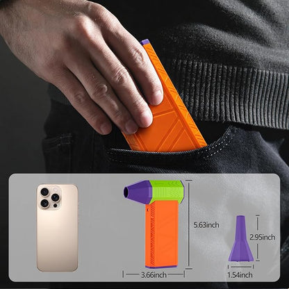 AWINNER Electric Air Duster, 150000 RPM Compressed Air Blower, 3-Gear Adjustable, Fast Charging, for Computer Keyboard and Car