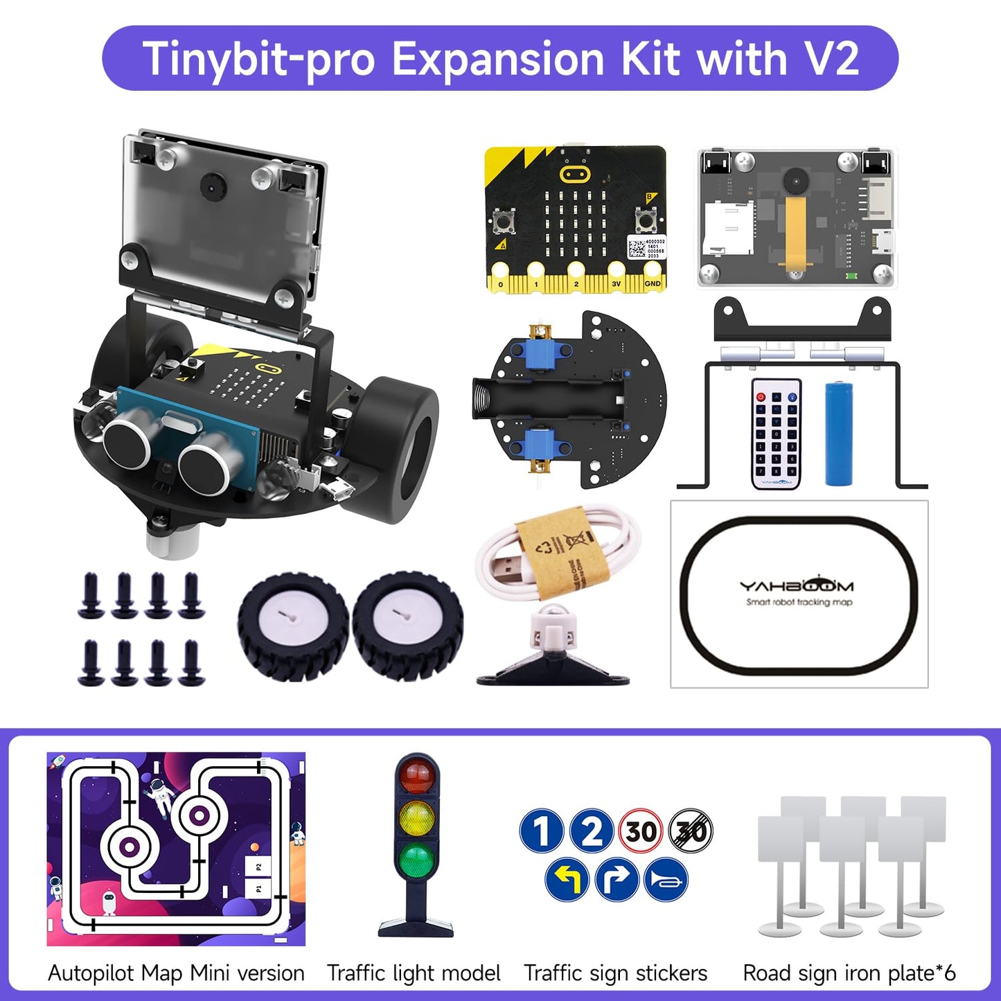 Yahboom Robot Car Adopts MakeCode Graphical Programming, K210 Module Adopts MicroPython Programming