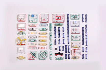 School & Family STEM Educational Toy Gift for Boys & Girls, Over 999 Projects, Physics Science Experiment Circuit Kit for Kids Ages 8+, Electronics Exploration Kit (Mixed Color, 999)