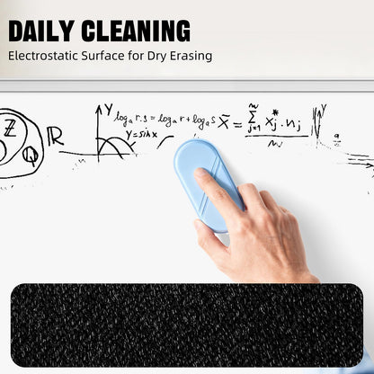 FUNISKETCH Magnetic Detachable Dry Erase Eraser, Glass Board Erasers, 1 Pack, Whiteboard Eraser for Dry Erase Board, Glass Board, Calendar Board, Office and School Supplies (Blue)