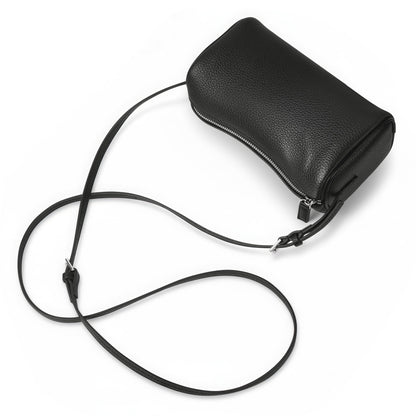 Hobo Crossbody Bags For Women,Vegan Leather Barrel Bag For Ladies,Designer Mini Pruse With Adjustable Strap,Black