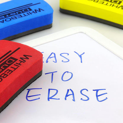 6 Pack Dry Erase Eraser Magnetic Whiteboard Dry Erase Eraser for White Board, White Board Erasers for Kids Classroom, 6 Colors
