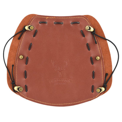 Dilwe Arm Guard, Archery Leather Arm Guard Strap Armband for Bow