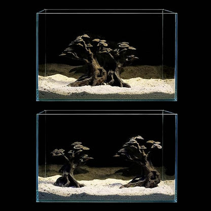 FZONE Resin Aquarium Driftwood, Aquarium Tree Decoration for Nano Aquascaping and Hardscape