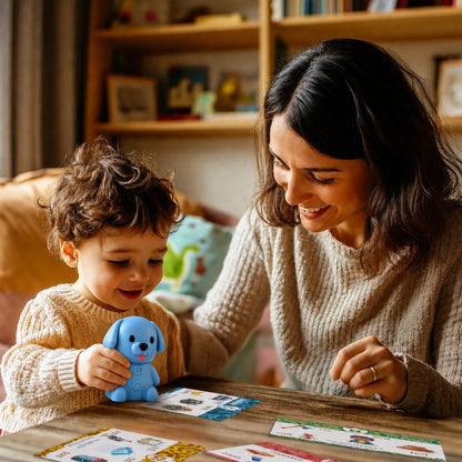 Interactive Learning Toys with Talking Pen for Preschool Education, Early Learning Activities, Electronic Educational System (Dog with Phonics)