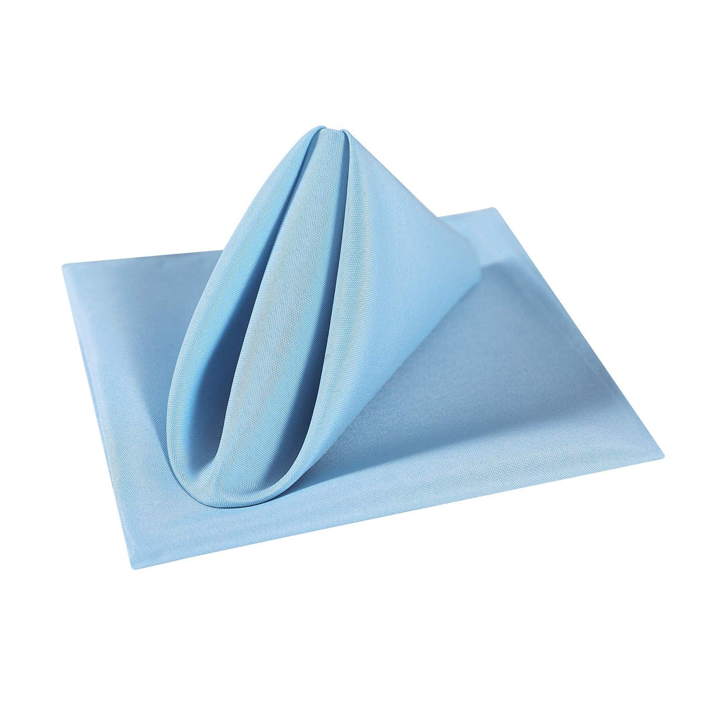 Cloth Napkins 20x20 inch Washable Polyester Dinner Napkins Soft Table Napkins for Wedding Party Dining Banquet(Blue Mist,25PCS)