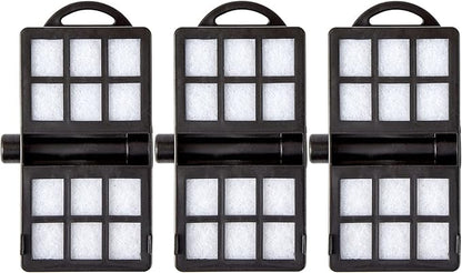 LAQUAL Replacement Fish Tank Filter Cartridges, Suitable Aquarium Filter (15-30 Gal), 3 Pack, White
