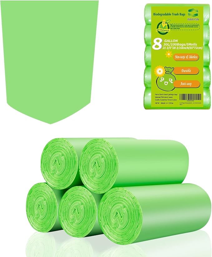 Inwaysin Medium Compostable Trash Bags