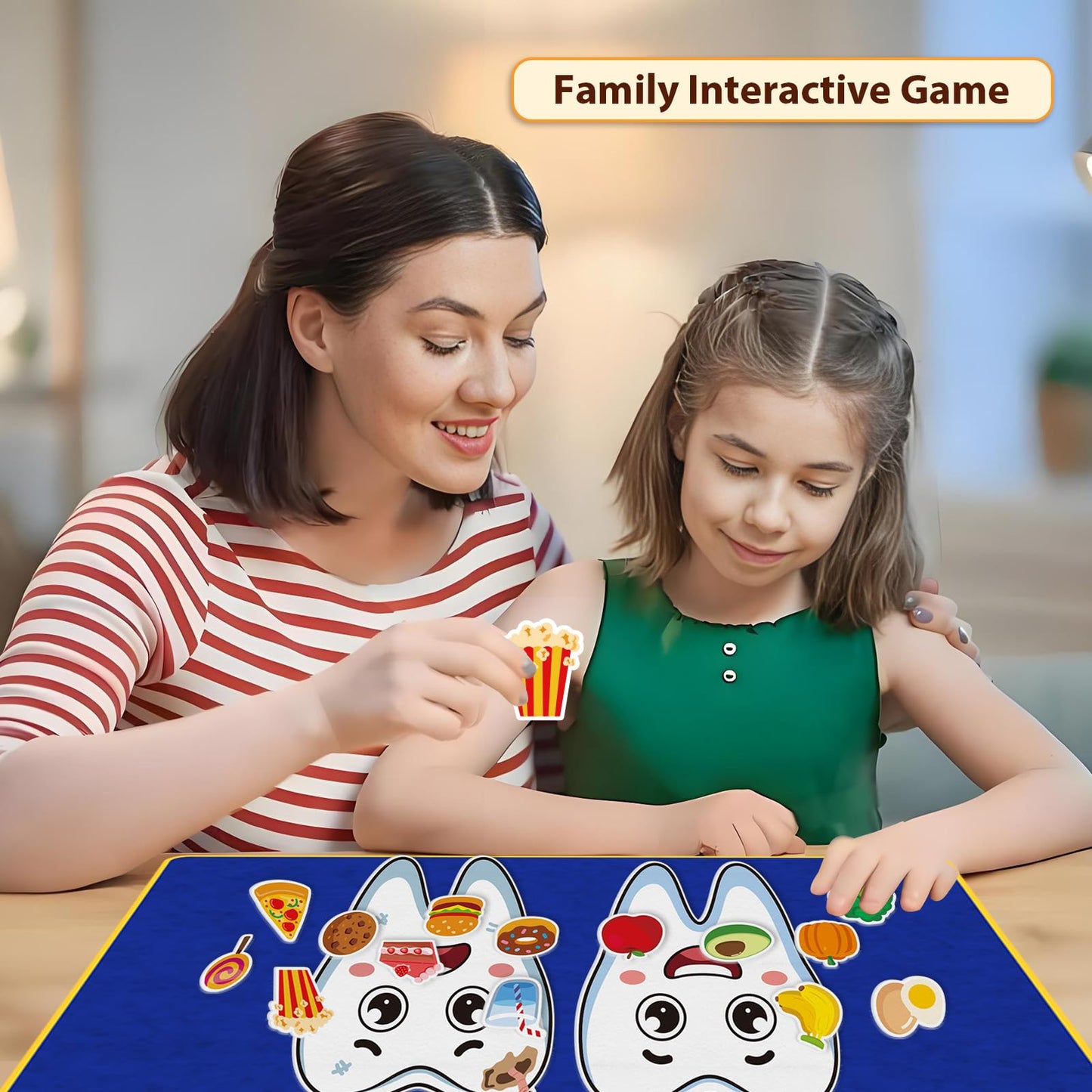 Ai fsem 22 Pcs Teeth Toys Felt Board Story Sets Felt Wall Activities for Toddlers Matching Game Toddler Learning Activities Play School Set