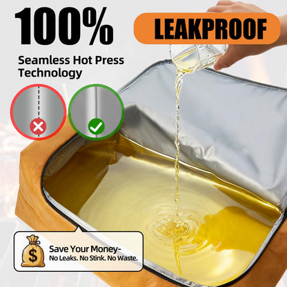 270° Opening BBQ Blanket for Resting Meat, Insulated Leak-Proof Meat Resting Bag for Brisket, Father's Day Birthday Gift for Men Dad Husband, Smoker Grilling Accessories for Party Kitchen Camping