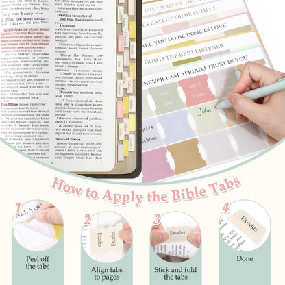 LifeisLuck Bible Journaling Kit, Bible Study Supplies Journaling Kit with Highlighters Marker Pens No Bleed Strip Index Tabs Bible Accessories Set for Women Students Beginner, Christian Gifts