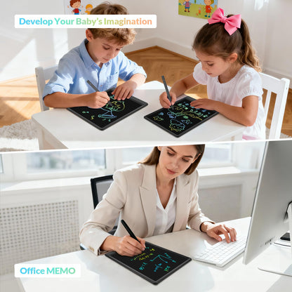 Mafiti LCD Writing Tablet 8.5 Inch Electronic Writing Drawing Pads Portable Doodle Board Gifts for Kids Travel Toys for Toddler Birthday Christmas Gift for Boys Girls Age 3 4 5 6 7 8 Cyan