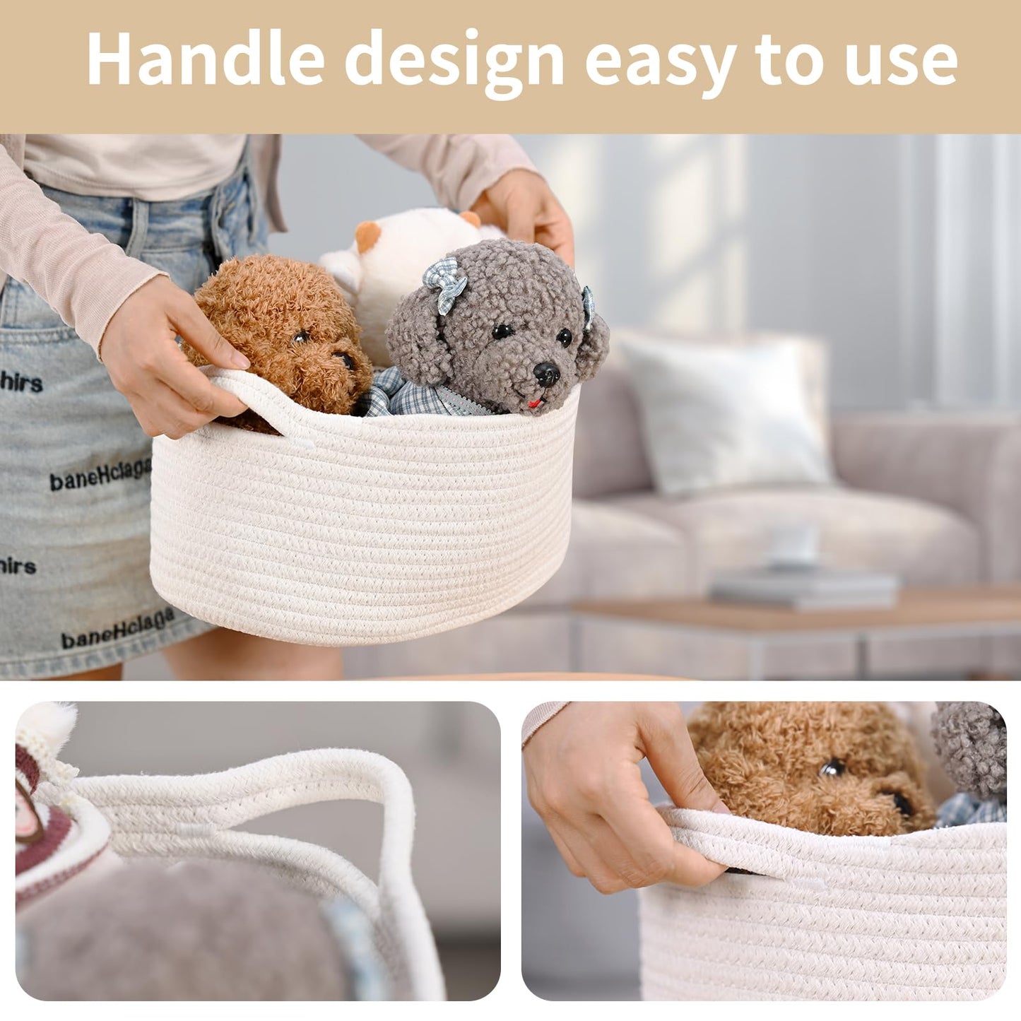 Happyiren Cute Burgundy Woven Gift Basket – Empty Burr Baskets for Mothers Day Graduation Birthday Raffle, Decorative Storage Organizer Box for Toys Seasonal Decor (13" D x 8" W x 6" H)