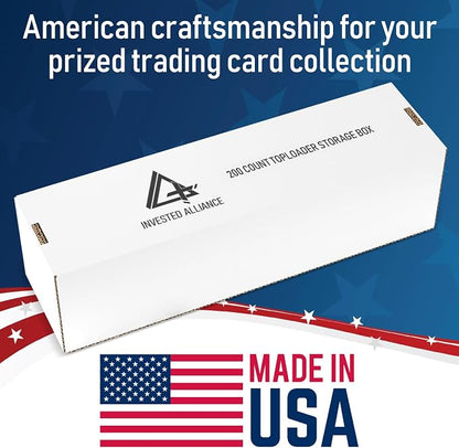 Premium Trading Card Box Storage For Sports, Baseball, Football, Basketball, MTG & TCG Collector | Baseball Card Storage Boxes & Organizer For Magic Sorter Bulk. Sports Holder For Collection.