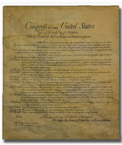 Our Amendments Documents of Freedom Bundle- Full Size Declaration of Independence, United States Constitution and The Original Bill of Rights (1789), America's 250th Anniversary