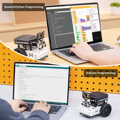 LewanSoul AiNova AI Vision Robot Car for Scratch & Python Programming, Coding Robot Kit STEM Projects Educational Building Robot Open Source Smart Robotic, Standard Kit