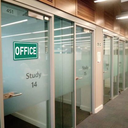 Office Sign For Door Outside Business Hours Signs In A Meeting Sign Metal Tin Signs Home Office Sign For Doors 8 X 12 In