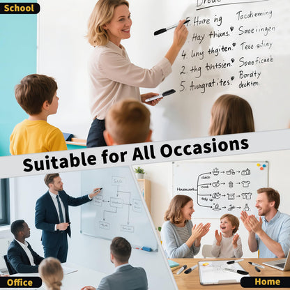 Jumlys 168 Pack Fine Tip Dry Erase Markers, Bulk Whiteboard Erasable Black Markers, Ideal for School Classroom Office Supplies, Non-Toxic & Easy Clean for White board