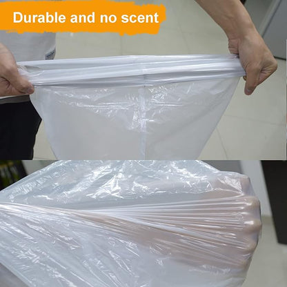 TECHSHARE Biodegradable 100 Count 6 Gallon Trash Bags, Compostable, Strong and