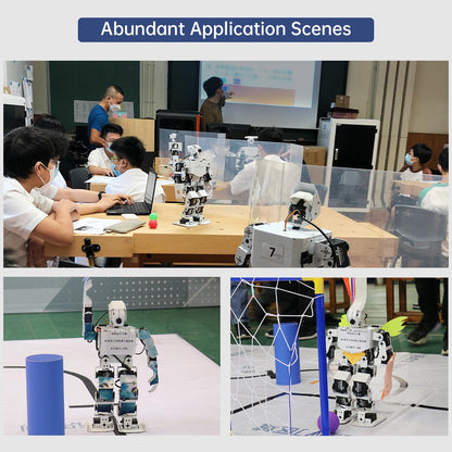 HIWONDER Humanoid Robot with ChatGPT AI Large Model Voice Control AI Vision Scene Understanding Raspberry Pi Robot Kit Python Programming for Teens Adults, TonyPi Standard Kit & RPi 5 2GB