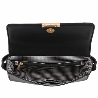 Mini Classic Rectangular Flap Purse Underarm Shoulder Bag (White)