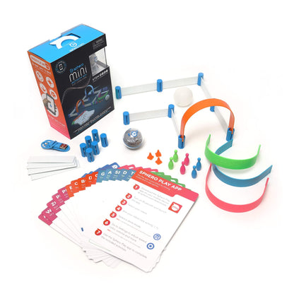 sphero Mini Activity Kit - App-Enabled Coding Robot - 55 Piece Construction Set & Activity Cards - STEM Educational Toy for Kids - Bluetooth Connectivity - Interactive & Fun Learning for Ages 8+