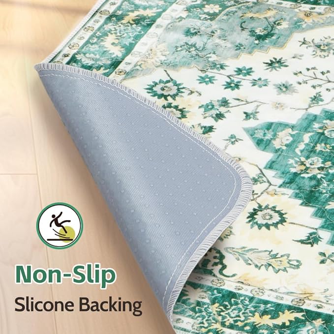 Washable Pee Pads for Dogs, 2 Pack Reusable Puppy Training Pads 48"x32" Super Absorbent Waterproof Dog Training Pads, Non-Slip Potty Pads, Whelping Pads Litter Mat Green Medallion