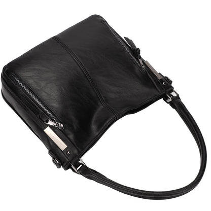 Purses for Women Shoulder Handbags Hobo Bags Tote Bag (01-Black)