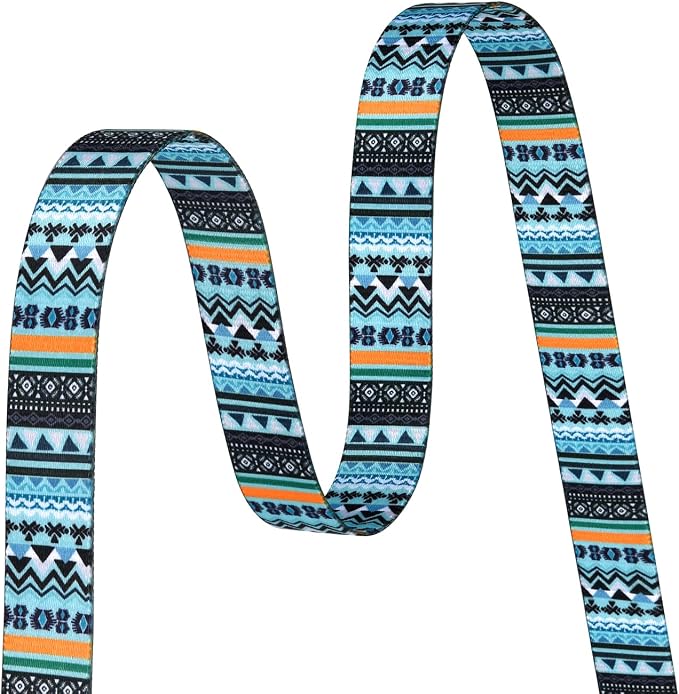 MarukoPet Dog Collar, Adjustable for Small Medium Large Dogs Puppy, Cute Design with Bohemia Floral Tribal Geometric Patterns Boys Girls Dog Collar(Green Bohemia-XS)