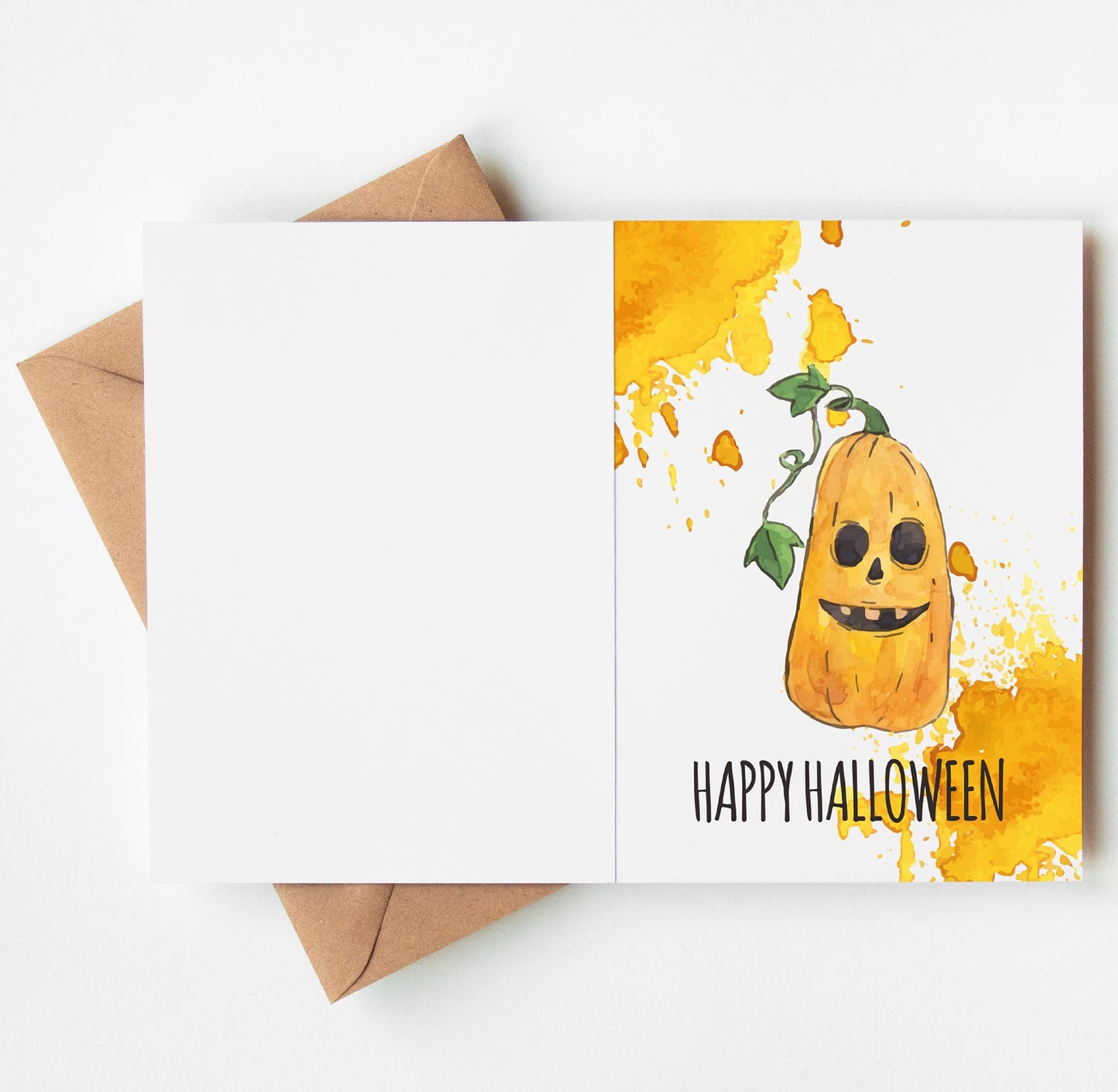 TRIDECOR Halloween Cards with Envelopes, 6 Folded 5x7 Greeting Cards
