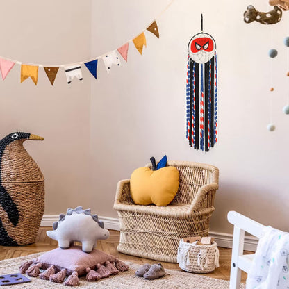 Alynsehom Dream Catcher Handmade Dreamcatcher Room Nursery Decor for Girls Boys Kids Bedroom Baby Room Party Children Playroom Dorm Decoration Wall Hanging Ornament Craft Gift (Spider)