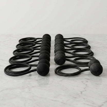 YERGOFE Magnetic Curtain Tiebacks 10 Pack, Strong Magnet Curtain Tie Backs No Drilling, Decorative Drapery Holdbacks for Window Curtains, Black Curtain Ties for Bedroom Living Room Office (Black)