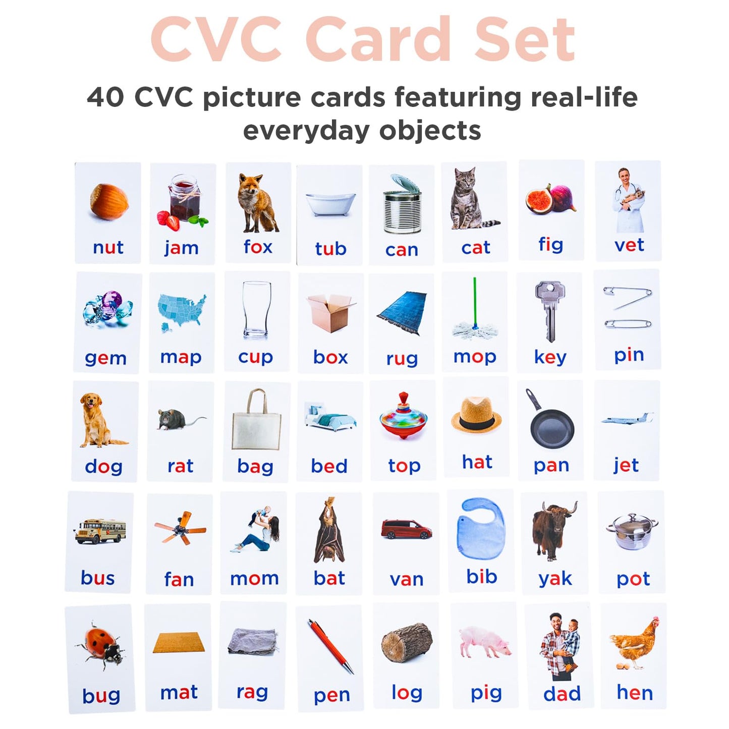 Magnetic Foam Letters for Kids - Classroom Alphabet Letters Kit 284 Pcs with CVC Cards - Classic ABC Board Magnets