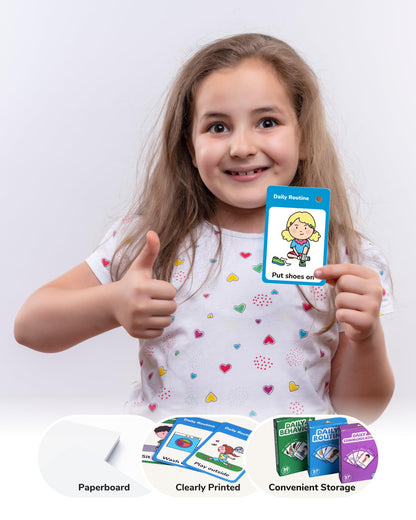 CHEFAN 110 PCS Autism Communication Cards for Speech Delay, Special Needs Visual Aid Language Learning Cue Cards Special Ed Feelings Emotions Flash Cards for Autism Communication