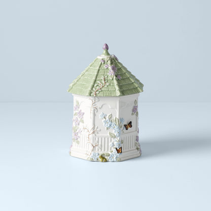 Lenox Butterfly Meadow Figural Gazebo Cookie Jar, 10-Inch, White