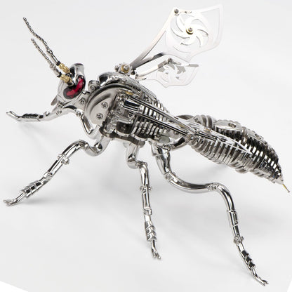 3D Metal Wasp Puzzles for Adults Model Kits Mechanical Puzzle Building Blocks, Difficult DIY for Assembly Gifts for Men (Steel)