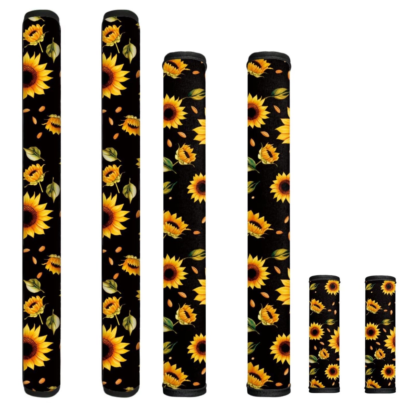 ASQVTIFE 6 Pieces Sunflower Refrigerator Handle Covers Hippie Sunflower Decorations Fridge Refrigerator Door Handle Covers for Fridge Microwave Oven Dishwasher Handle Protector