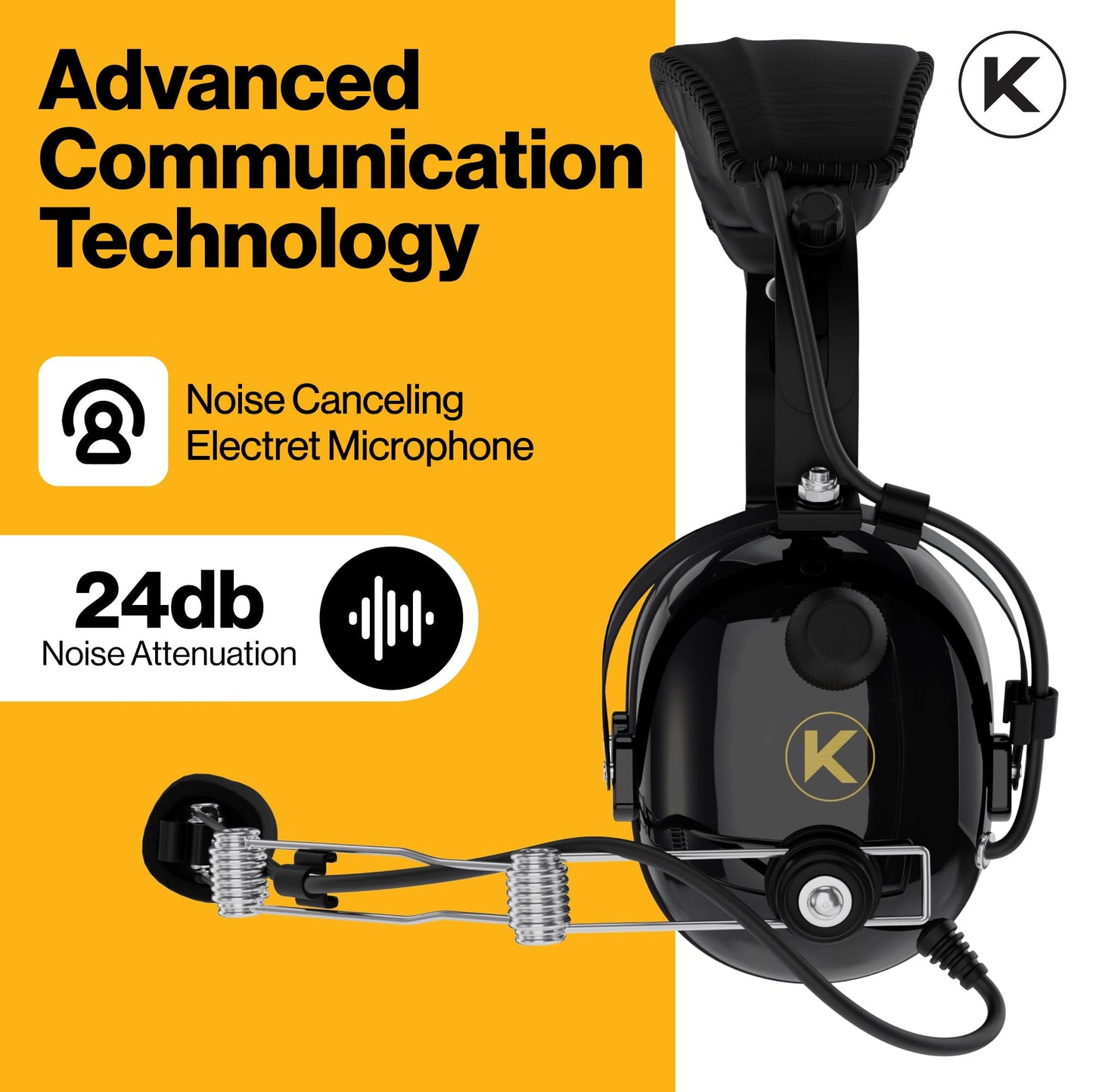 P1 Aviation Pilot Headset for Student Pilots Flight Schools Flight Instructors Features 24 db PNR Rating, Noise Canceling Microphone, Acoustic Foam Ear Cups, AUX Port Input with GA Dual Plugs